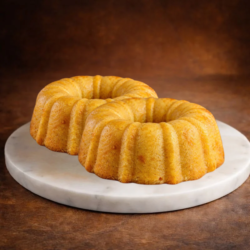 24oz Pineapple Rum Cake 2-Pack