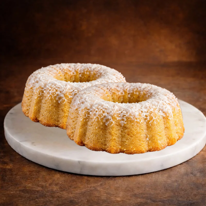 24oz Coconut Rum Cake 2-Pack